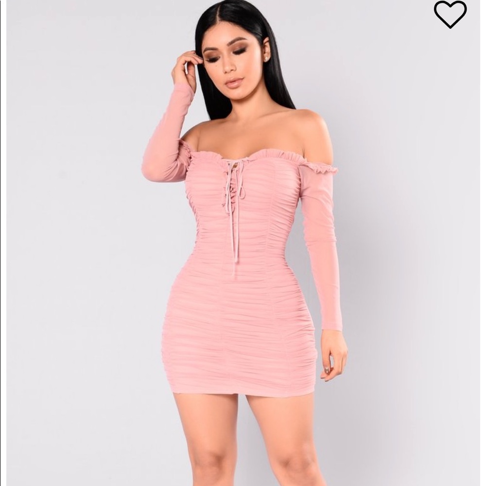 Fashion nova mesh dress- Size XS